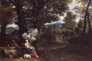 MOLA, Pier Francesco THe Rest on the Flight into Egypt oil painting